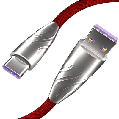 5AType-c zinc alloy fast charging data cable suitable for Android charging Xiaomi Huawei phone fast charging cable durable - Korvel