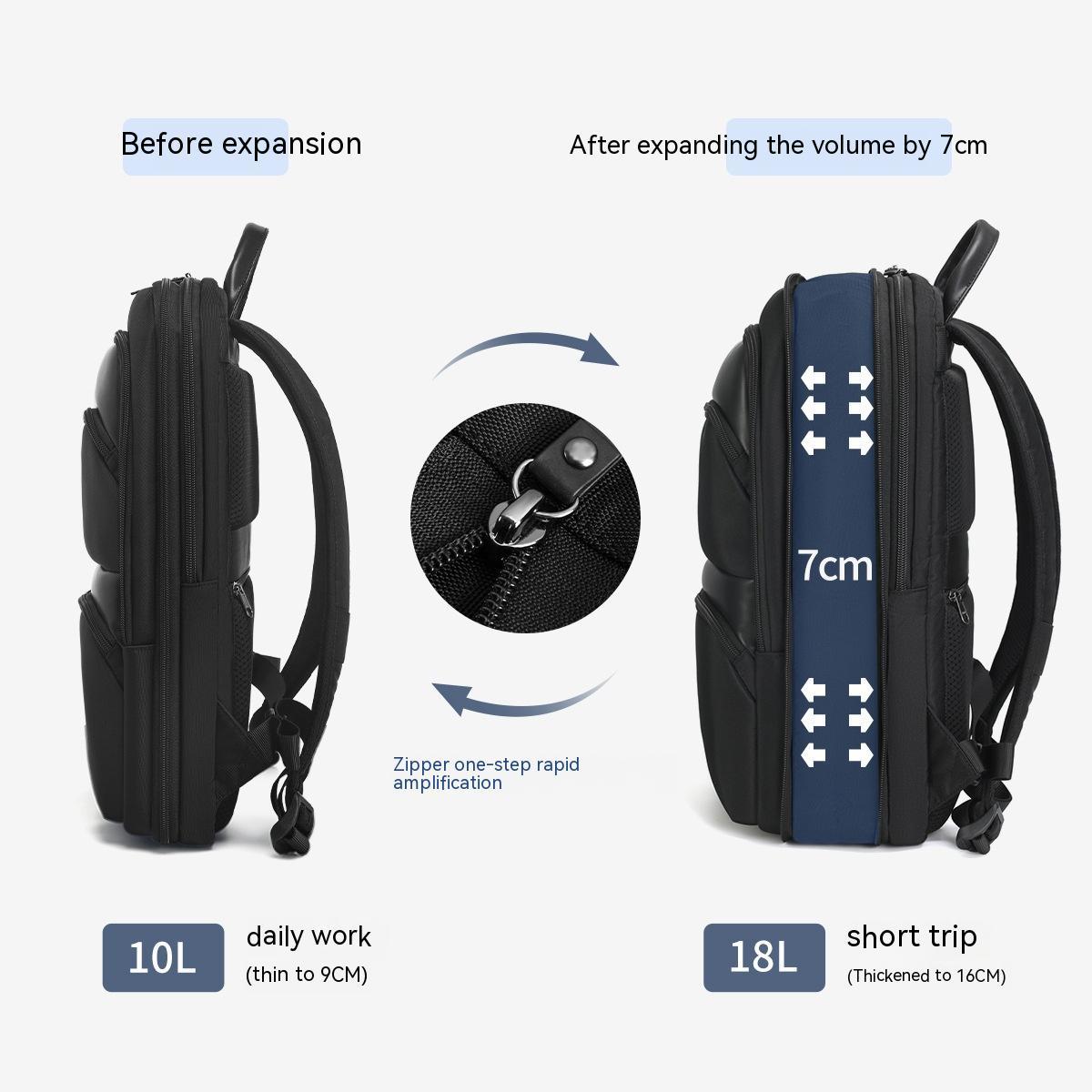 Mochila Ligera de Gran Capacidad para Hombre