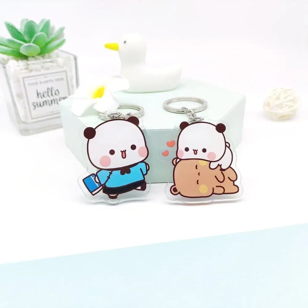 Porte-clés en pendentif Panda Géant Bubudu Cartoon Mignon