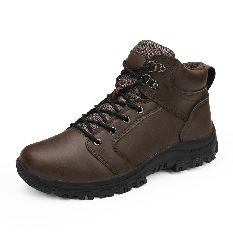 Botas de exterior de hombre de caña alta, absorbentes de impactos y antideslizantes