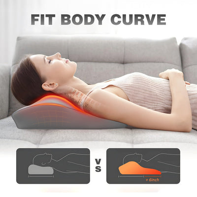 Home Use Multi-Function Massage Pillow for Neck, Shoulder, Waist, and Back with Electric Massager for Shoulder and Cervical Care - Korvel