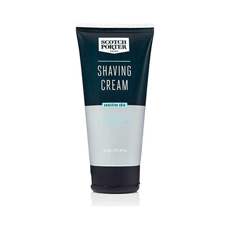 Crème à raser Scotch Porter pour peaux sensibles - 6 oz