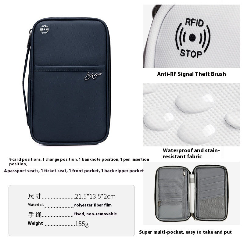 Funda de Pasaporte Antirrobo RFID Premium para Viajes