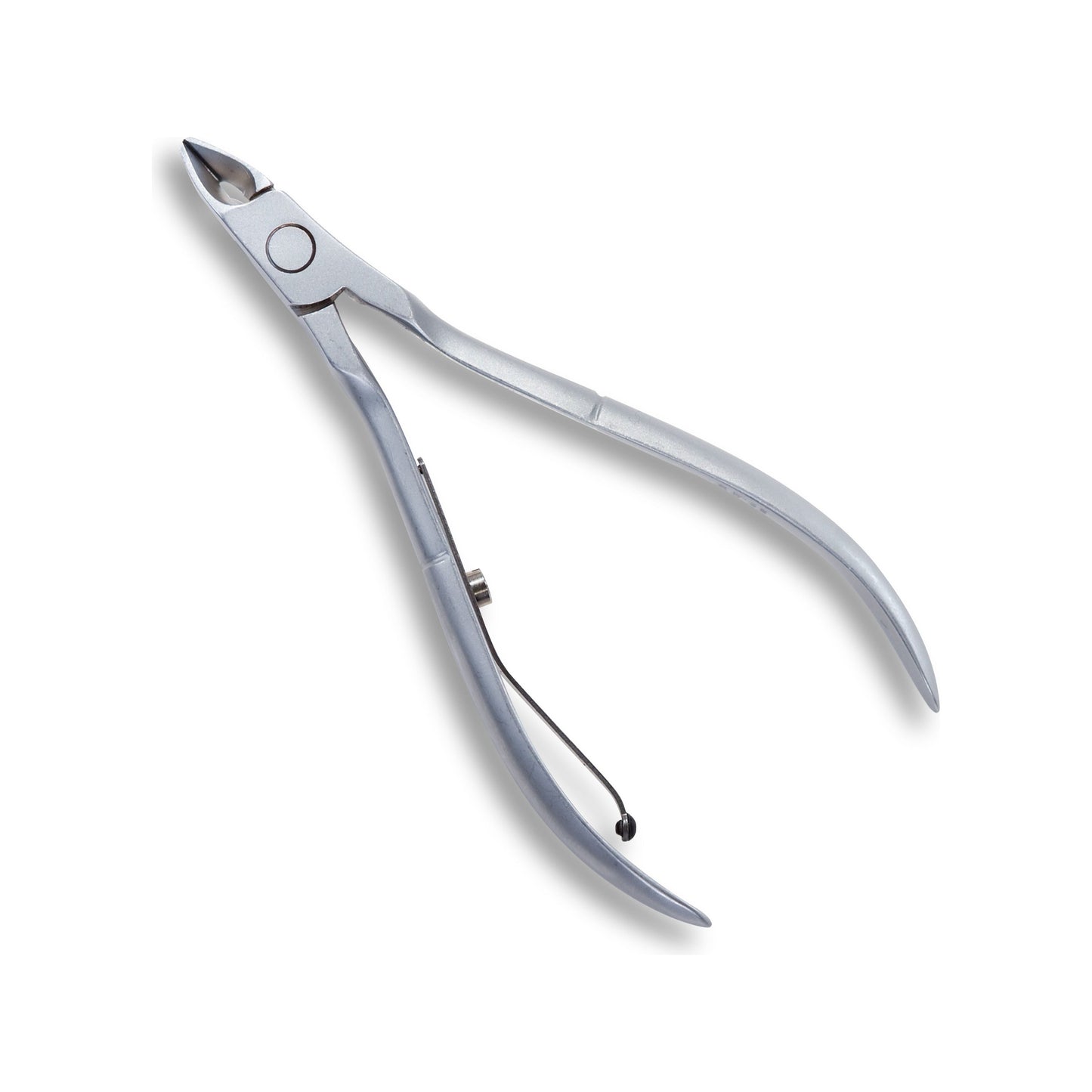 Credo Solingen Cuticle Nippers - 10 cm Rounded Points, Matte Chrome Finish