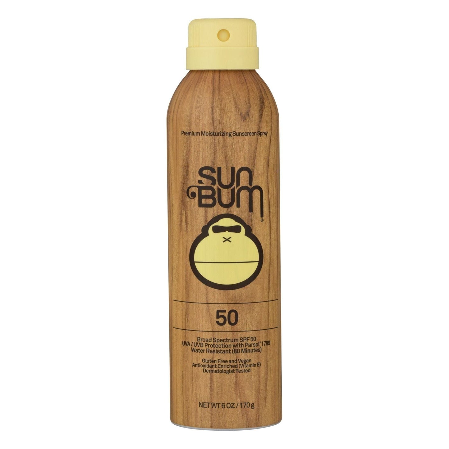 Sun Bum Premium Moisturizing Sunscreen Spray SPF 50 - 6oz