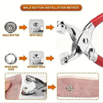 HandiSnap Sewing Kit - Complete Snap Fastener Set