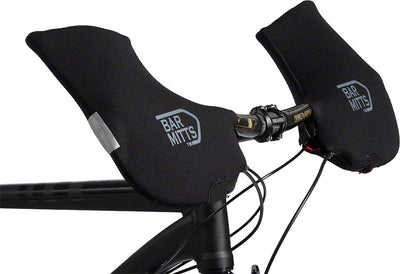 Bar Mitts Mountain/Commuter Pogie Handlebar Mitten: SM/MD Black