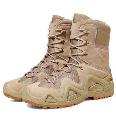 Bottes d'entraînement militaires style mi-haut pour activités de plein air