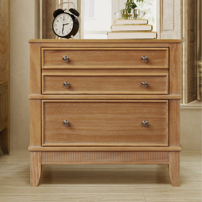 Hazel 3-Drawer Hazel 3-Drawer Side Table for Living Room Hallway Entryway - Korvel