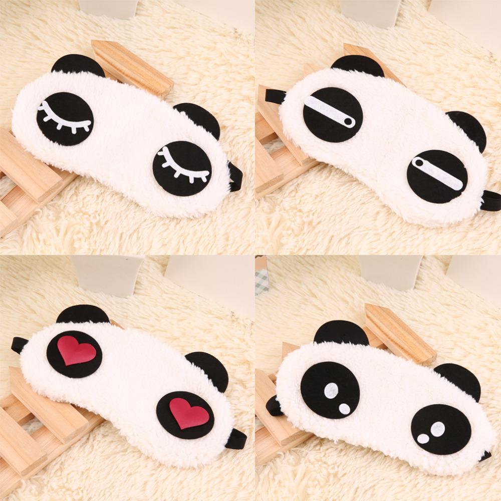 Cute Panda Sleeping Face Eye Mask Blindfold Eyeshade Traveling Sleep Eye Aid Drop Shipping Wholesale - Korvel