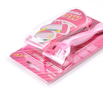 Premium Five-Layer Stainless Steel Manual Shaver for Women