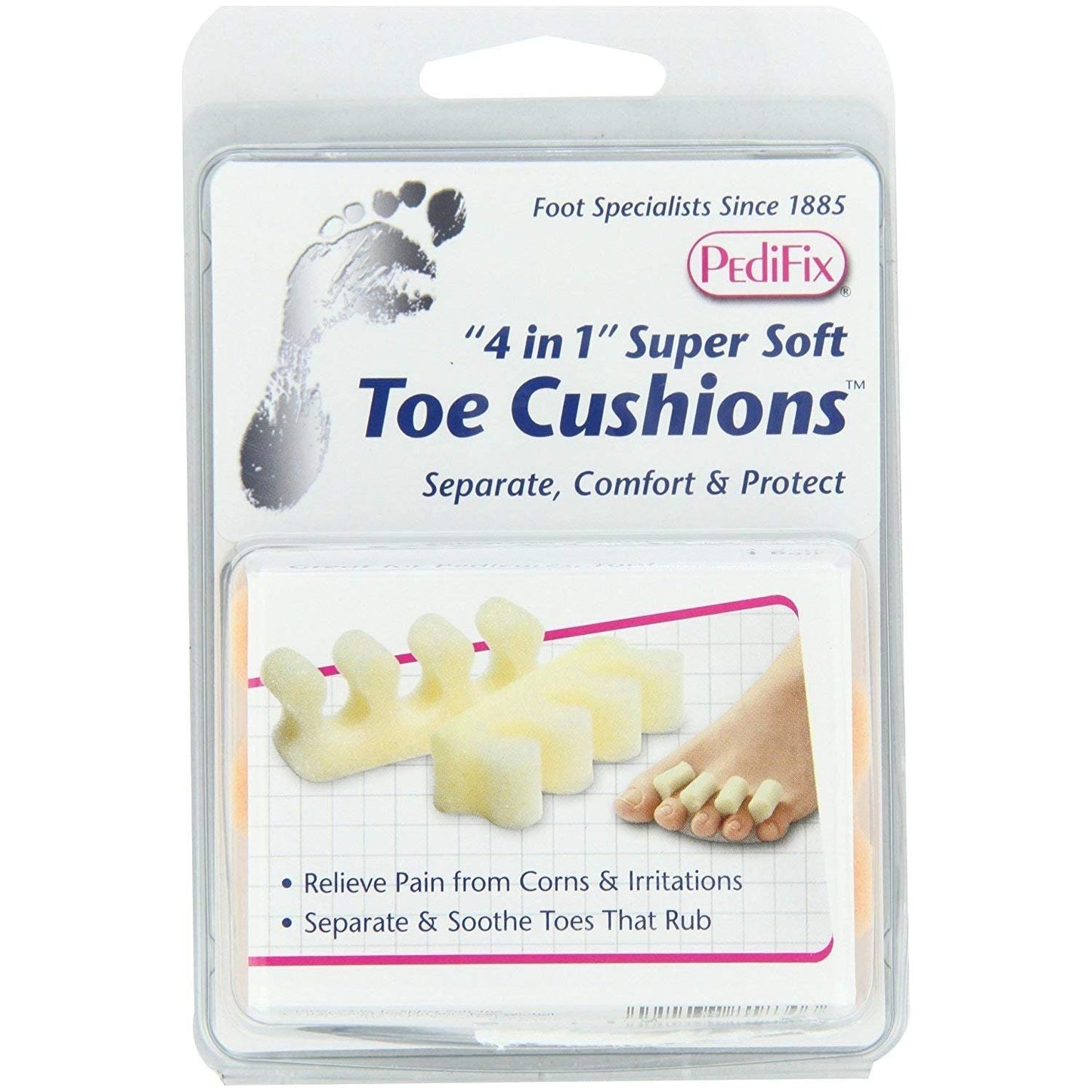 PediFix Toe Cushions - Comfortable Relief for Your Toes