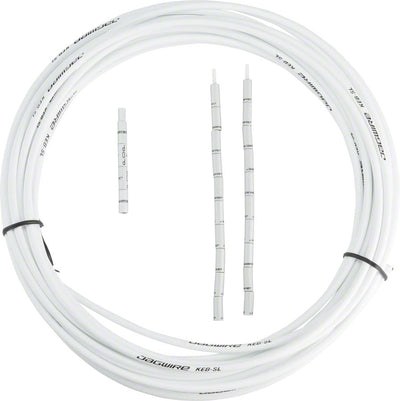Jagwire 5mm Pro Compressionless Brake Housing - 10M Roll, White