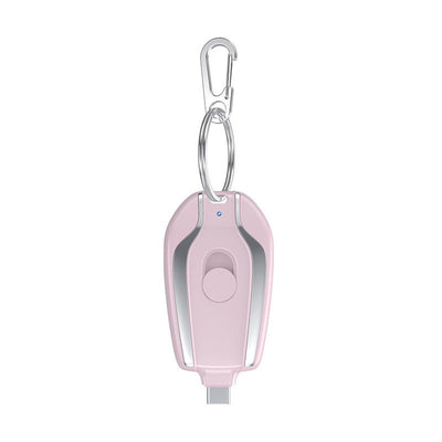 Compact Keychain Power Bank - Portable and Stylish