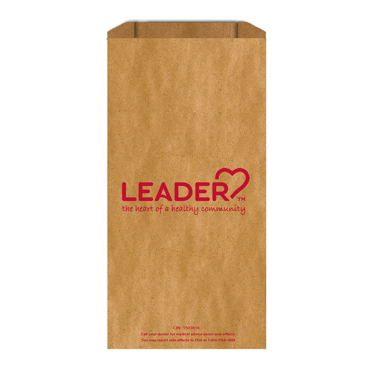 Leader Rx Paper Prescription Bags - 3000 Count