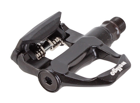 Pedales de clip Wellgo R096 compatibles con Keo - Negro