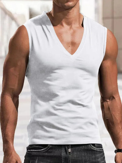 Débardeur V-Neck Grande Taille pour Homme