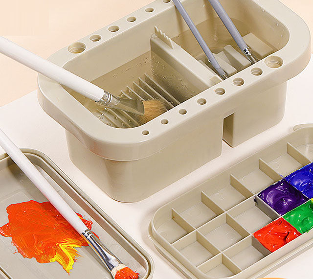 Multi functional three piece pen washing bucket set - Korvel