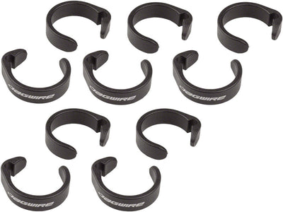 Anillo de Clip Jagwire para Cables de Control de E-Bike - 19.0-22.2mm Negro (Bolsa de 10)
