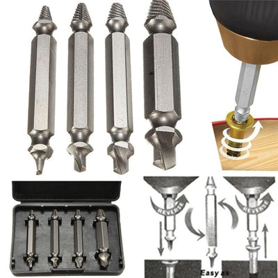 Double Side Damaged Screw Extractor Drill - Korvel