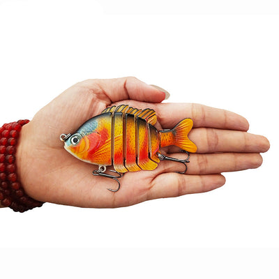 Six Section Yayu Bait Multi Section Bionic Fake Bait Fishing Gear Marine Fishing Supplies Tilapia Long Cast Submerged Bait - Korvel