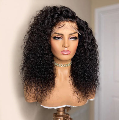 European And American Wigs African Small Volume Women's Chemical Fiber Front Lace Wig - Korvel