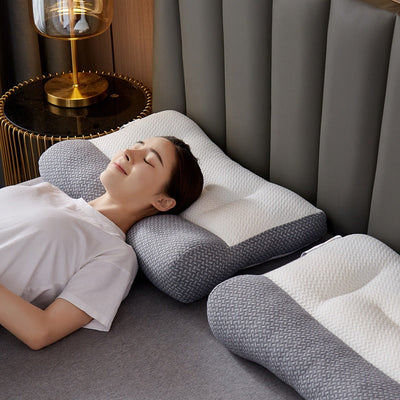 New traction Japanese orthopedic anti arch hotel exclusive luxury bag neck protection space memory pillow - Korvel