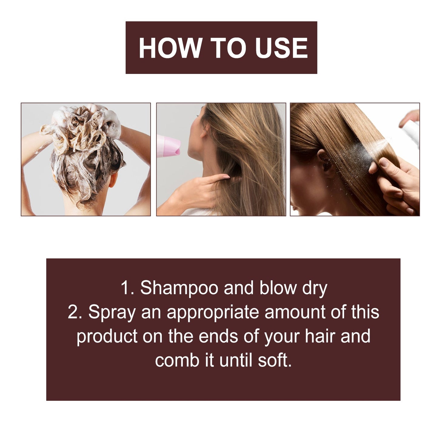 Premium Protein Spray for Smooth, Moisturized Hair