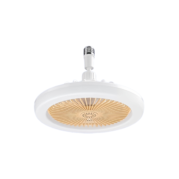 E27 Fan Light Shaking Head Electric Fan Remote Control Bedroom Living Room Dimmable Home Ceiling Fan Light - Korvel