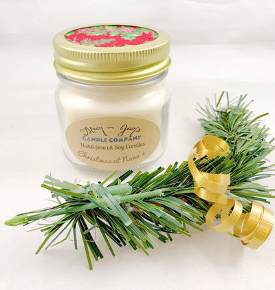 Christmas at Nana’s Soy Candle – Cozy Holiday Scent | Mam Jam’s - Korvel