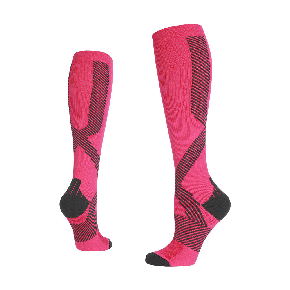 Sports pressure socks for men and women, comfortable for sports, compression socks with a pressure of - Korvel