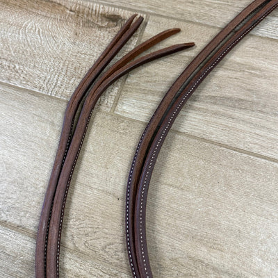 Premium Heavy-Duty Round Split Rein with Water Loop Ends - Korvel