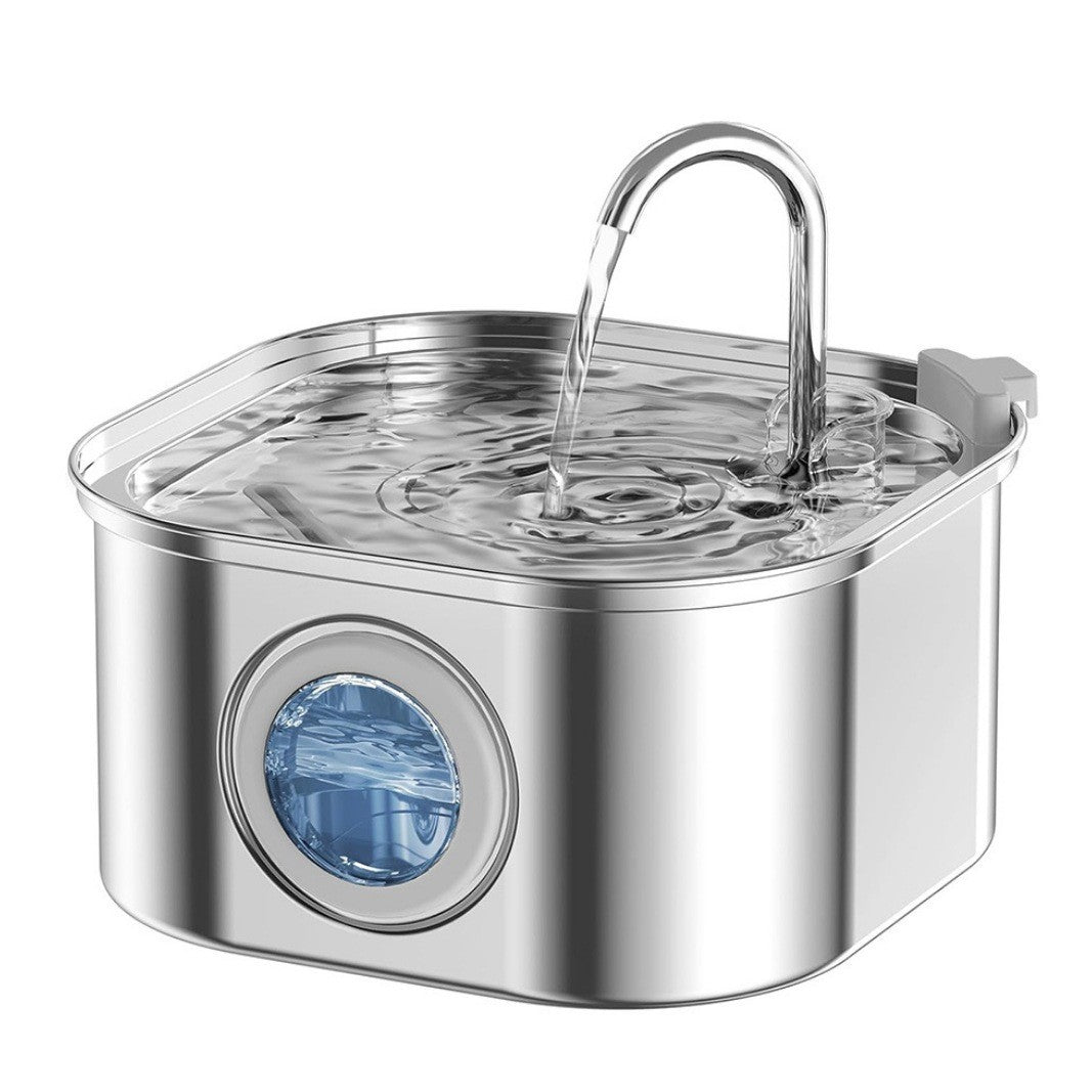 Distributeur d'eau intelligent en acier inoxydable premium pour animaux de compagnie