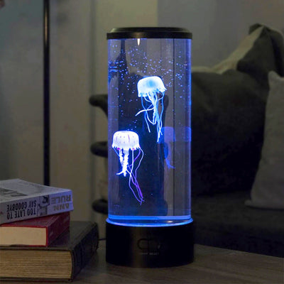 Colorful LED Jellyfish Lamp - USB Plug-In Night Light