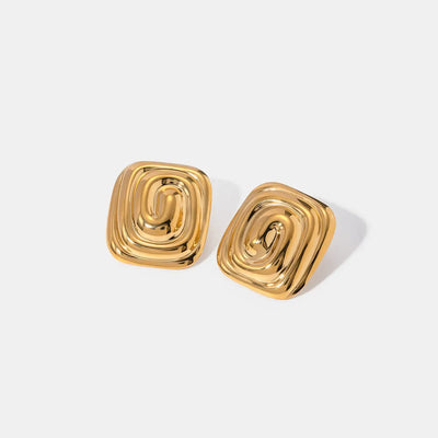 Stainless Steel Stud Earrings - Korvel