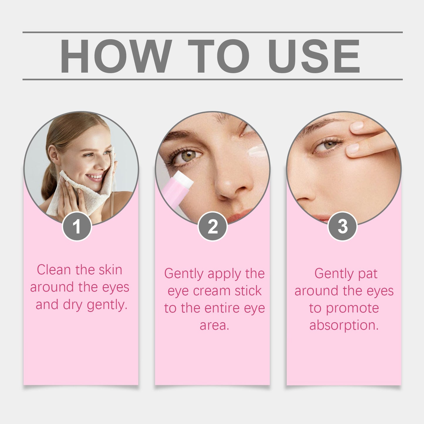 Firming Eye Cream Stick Tightens Skin Around Eyes, Lightens Fine Lines And Gently Careens Firming Eye Cream Stick - Korvel