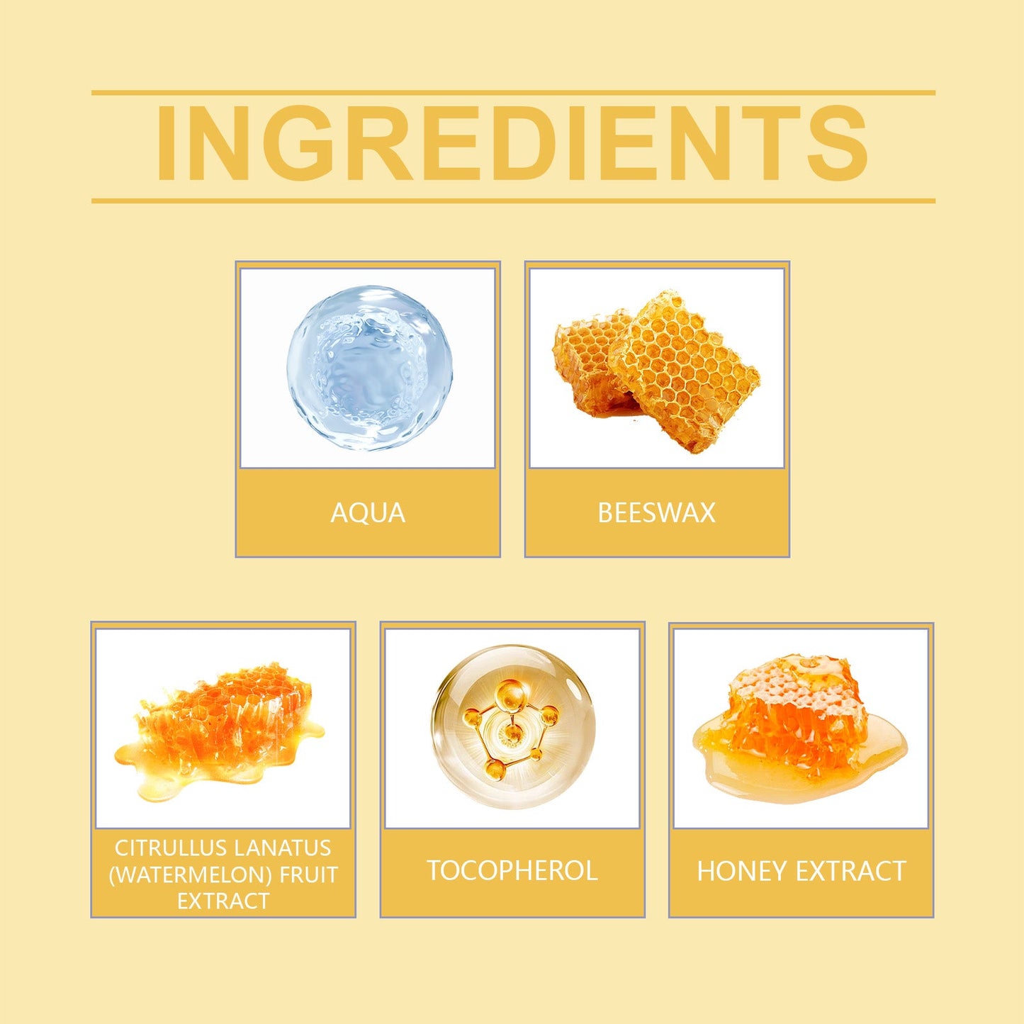 Propolis Lip Mask, Fade Lip Lines, Anti-Crack Lip Balm Moisturizing Lip Care Lip Mask - Korvel