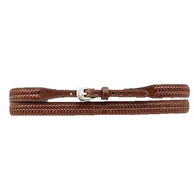 Stylish Leather Hatband with Decorative Lacing - Korvel