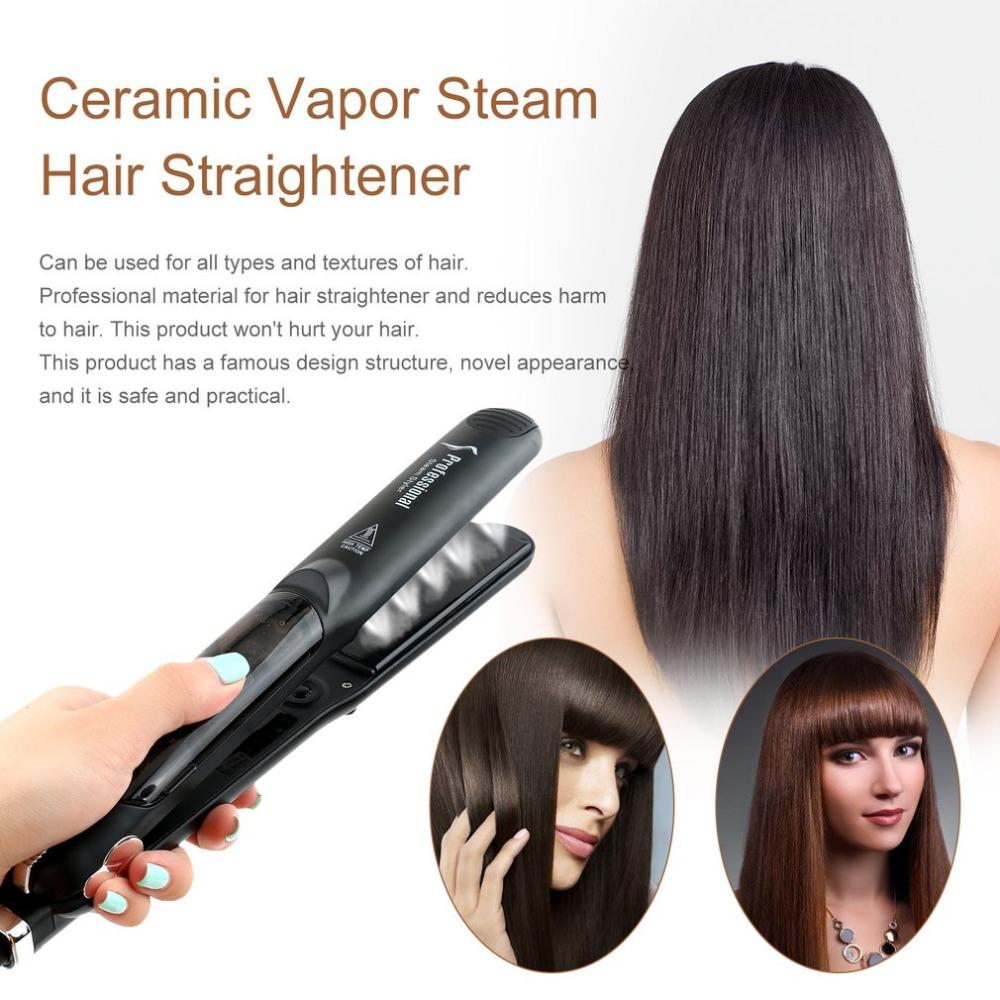 450F ceramic steam straightener porcelain steam rapid heating - Korvel