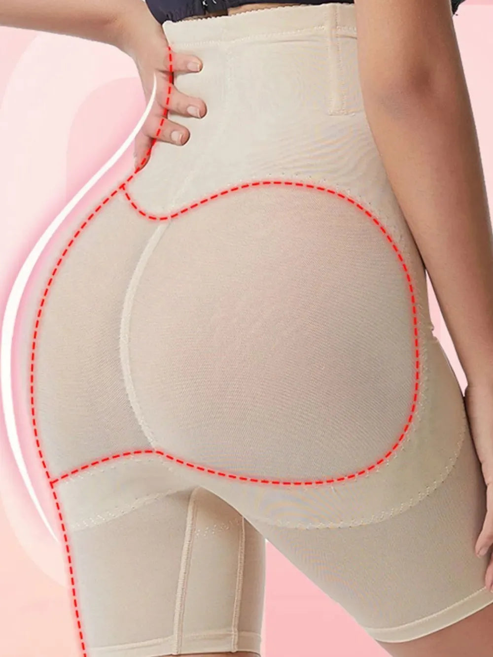 Full Size High Waist Butt Lifting Shaping Shorts - Korvel