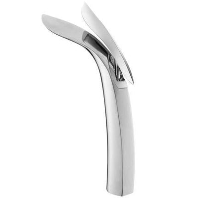 Elegant Red Rose Gold Bathroom Sink Faucet