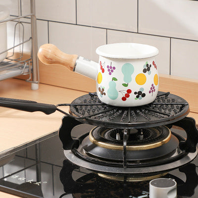 Japanese Style Enamel Thermal Conductivity Plate for Gas Stoves
