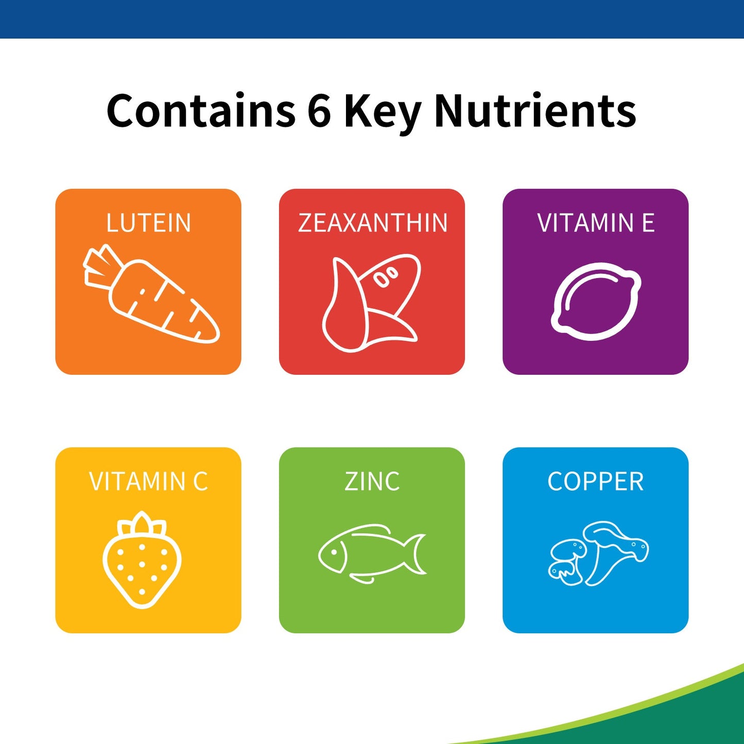 Eye Vitamin and Mineral Supplement Capsules Lutein Tablets - Korvel