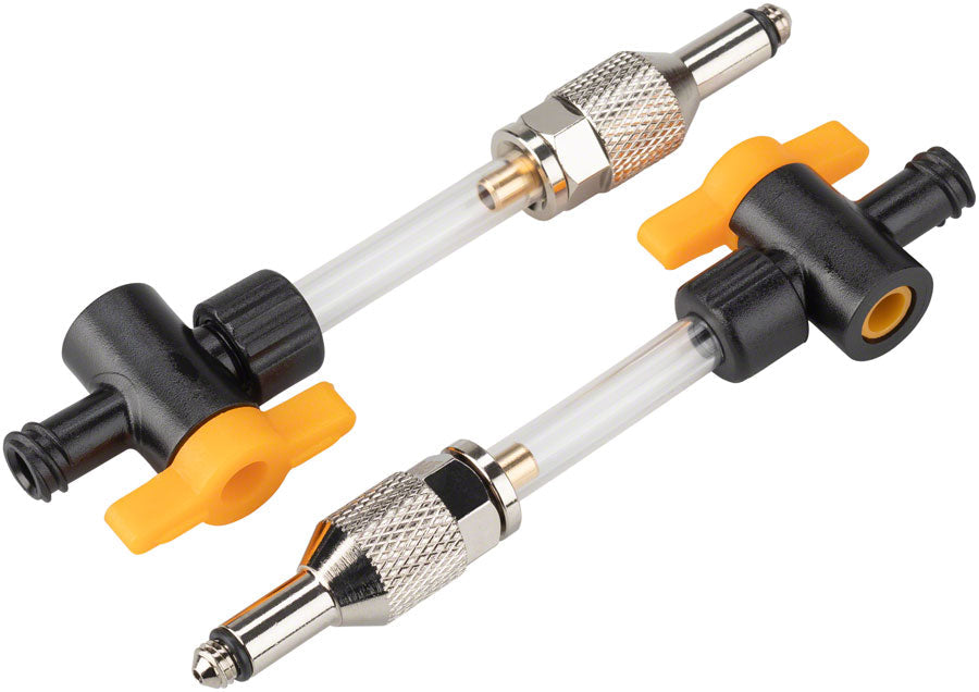 Adaptadores Universales del Kit de Sangrado Jagwire Elite DOT con Válvulas de 1/4 de Vuelta (Par)