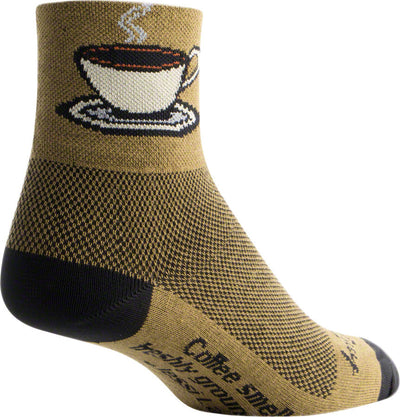 Chaussettes SockGuy Classic Coffee - 3" Marron Petit/Moyen