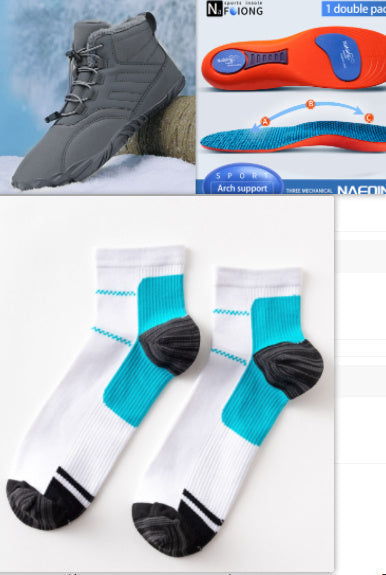 Bottes de sport extérieures à cinq doigts chaudes - Antidérapantes et résistantes à l'usure