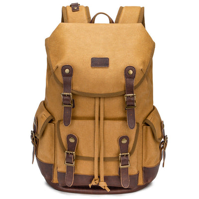 Sac à dos de randonnée vintage imperméable à grande capacité