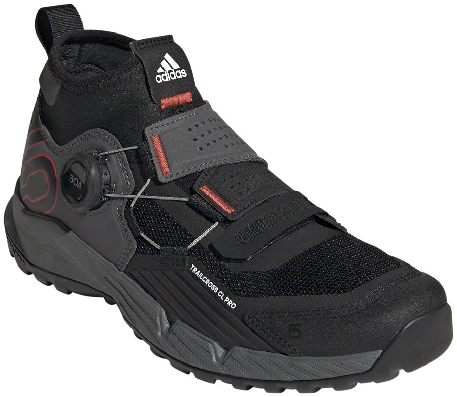 Chaussures de montagne clipless Five Ten Trailcross Pro - Femmes Gris/Noir/Rouge 8