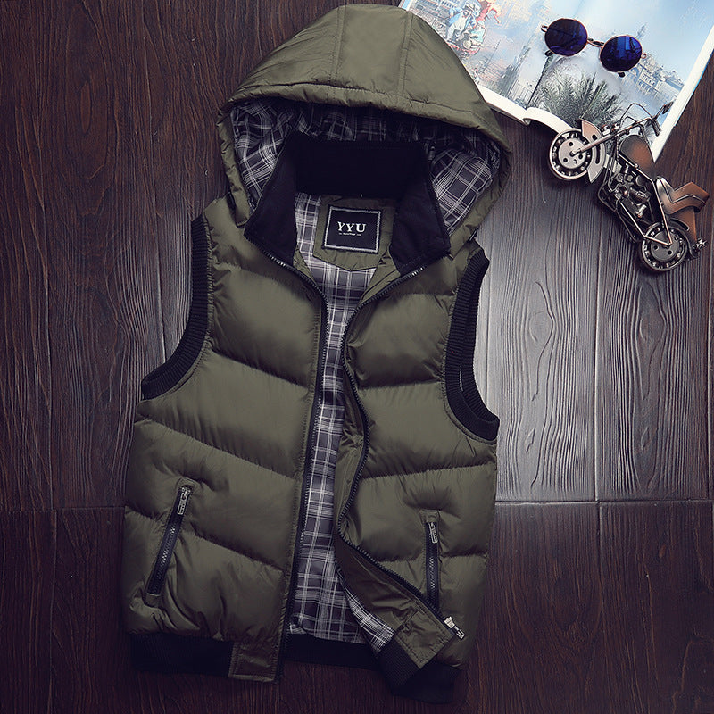 Chaqueta de Pullover de Algodón Deportivo para Hombre