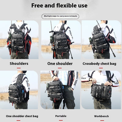 Waterproof Multifunctional Fishing Bag for Outdoor Adventures